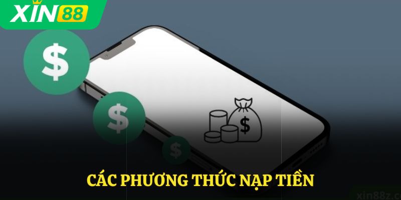 Các phương thức nạp tiền