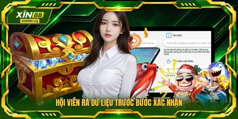 Hội viên rà dữ liệu trước bước xác nhận