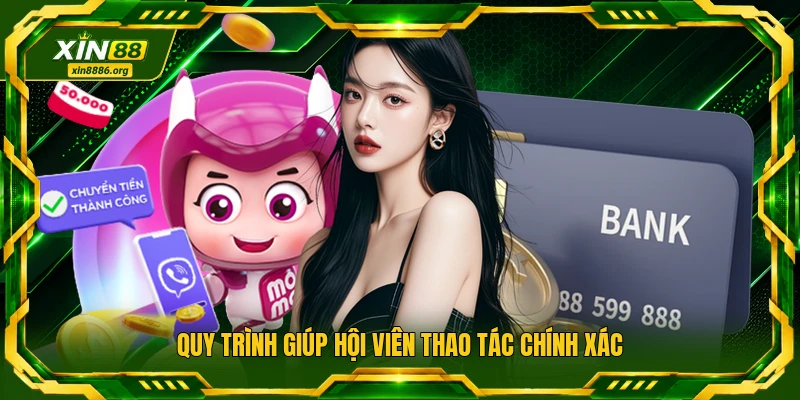 Quy trình giúp hội viên thao tác chính xác